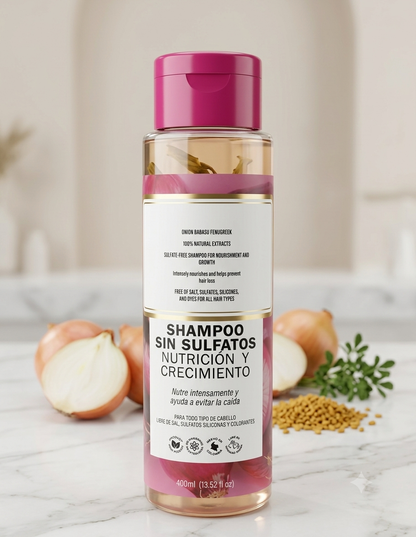 Shampoo Cebolla Nutrición y Crecimiento