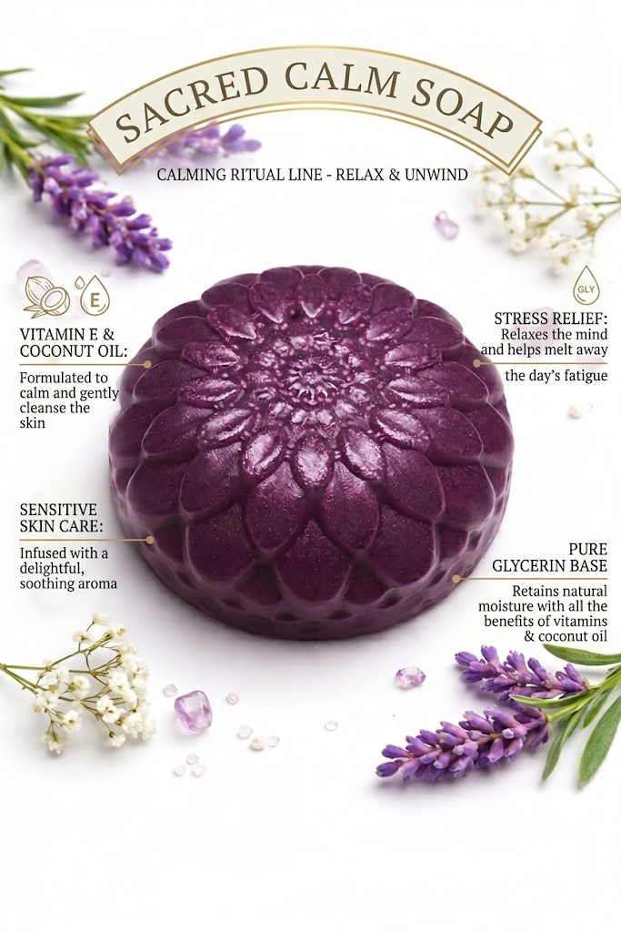 Jabón Artesanal de Lavanda & Vitamina E